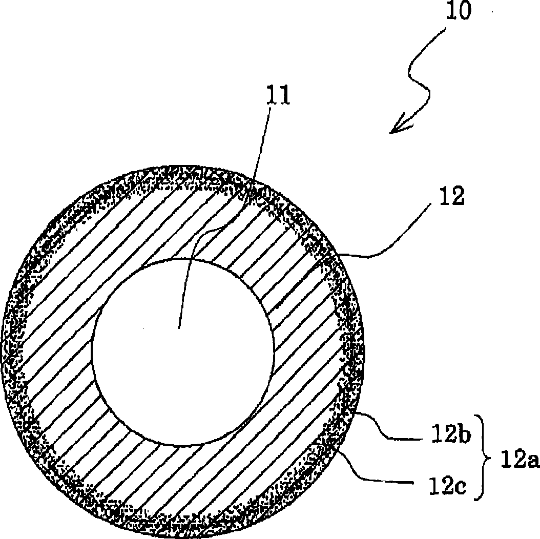 Conductive rubber member