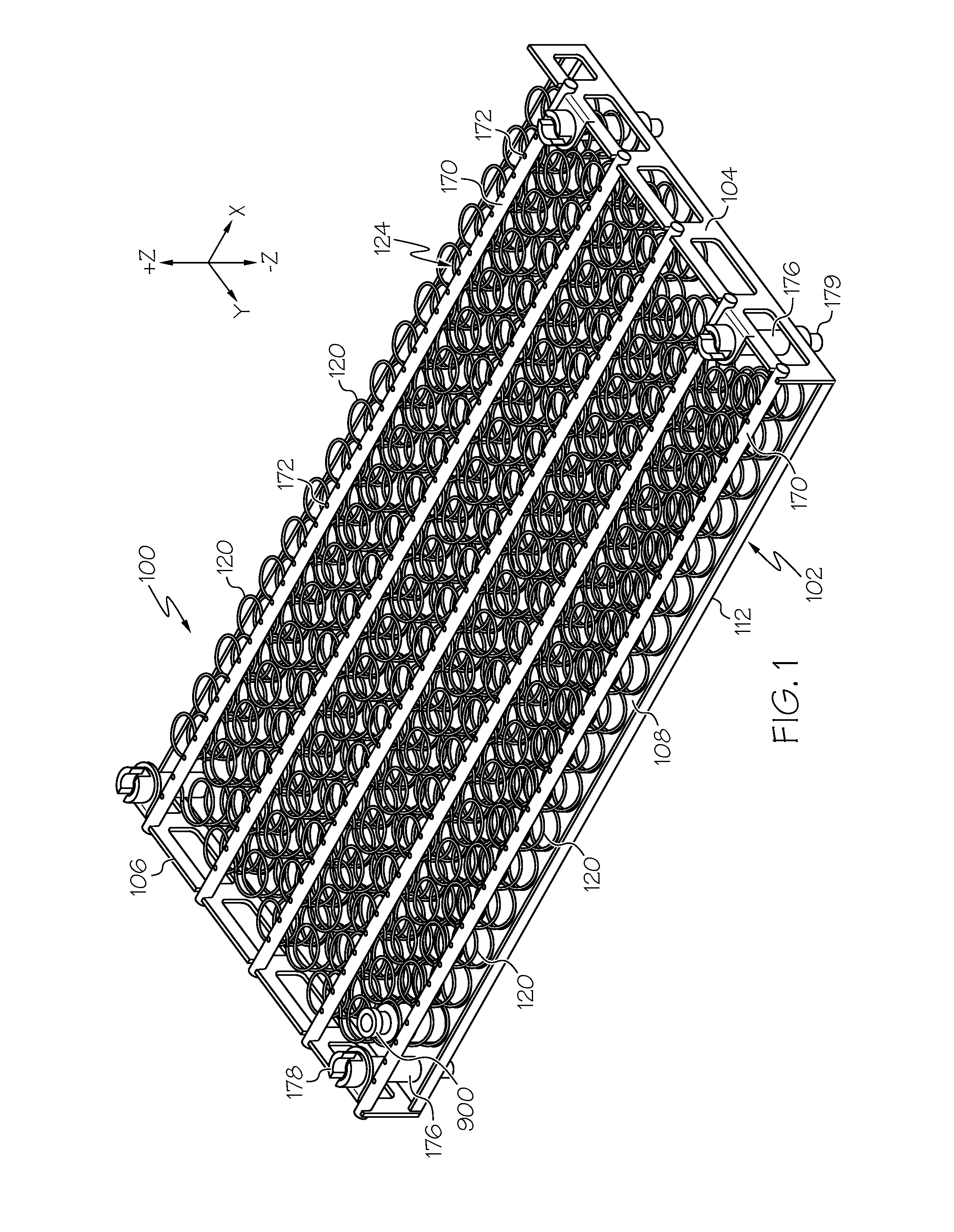 Magazine apparatuses for holding glassware during processing