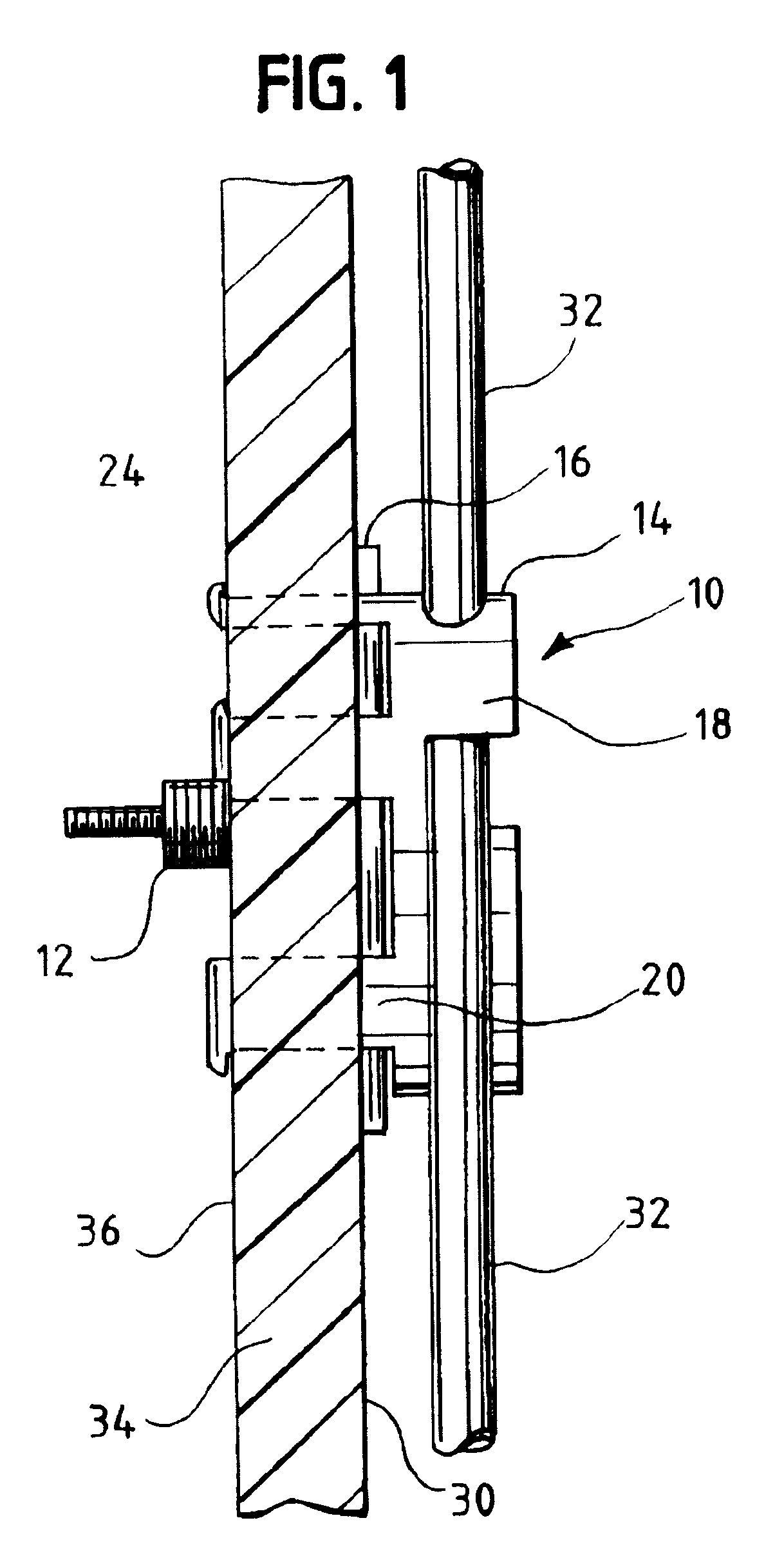 Mixing valve mounting assembly