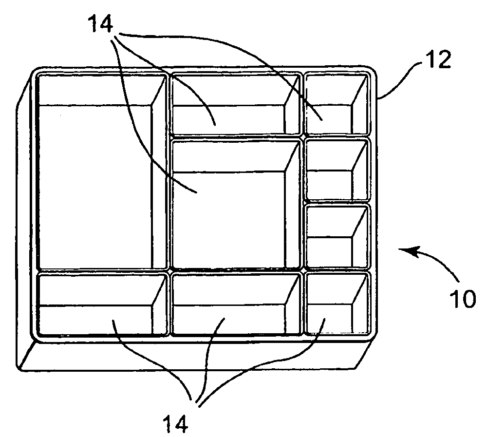 Methods of preparing food and a multi-compartment container and lid assembly for practicing the methods