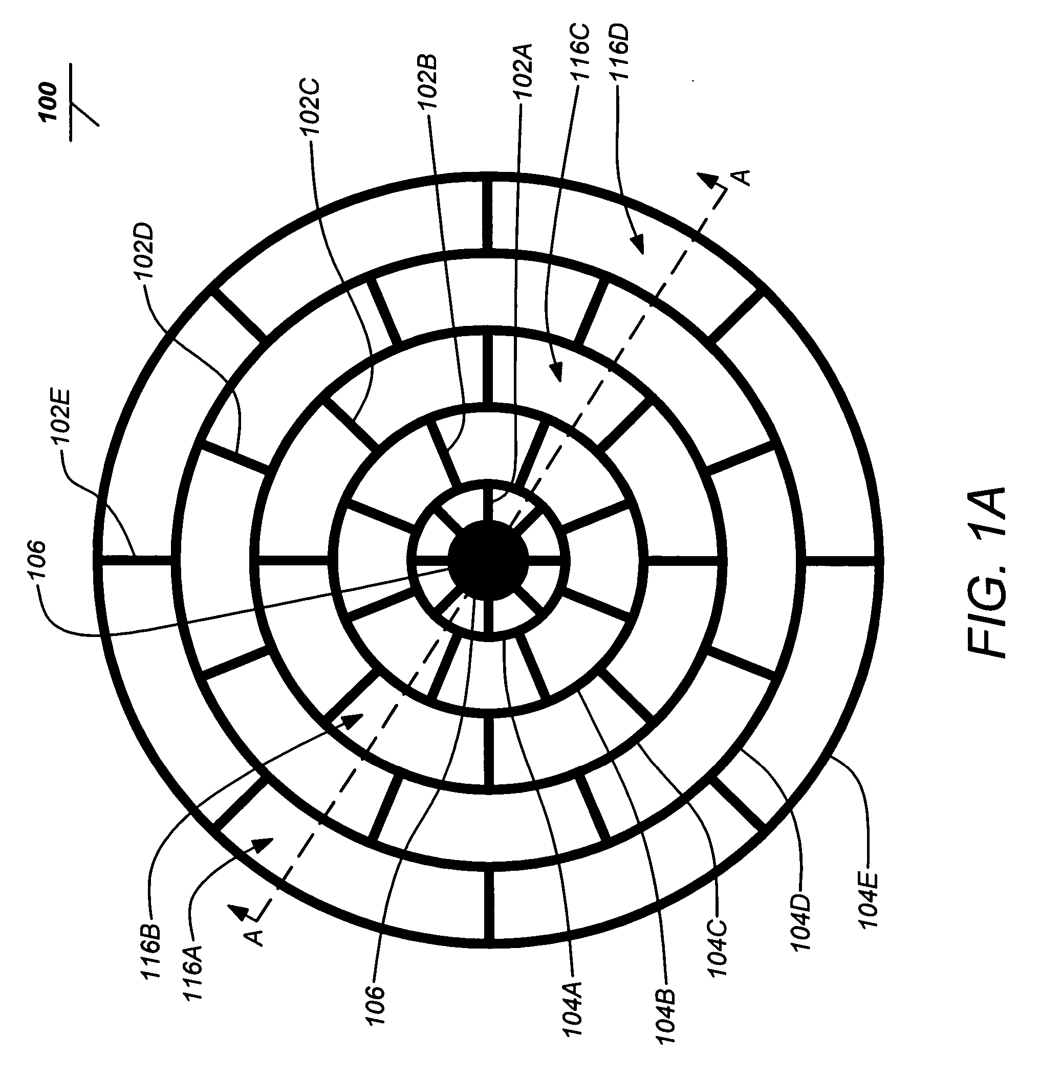 Isolated planar gyroscope with internal radial sensing and actuation