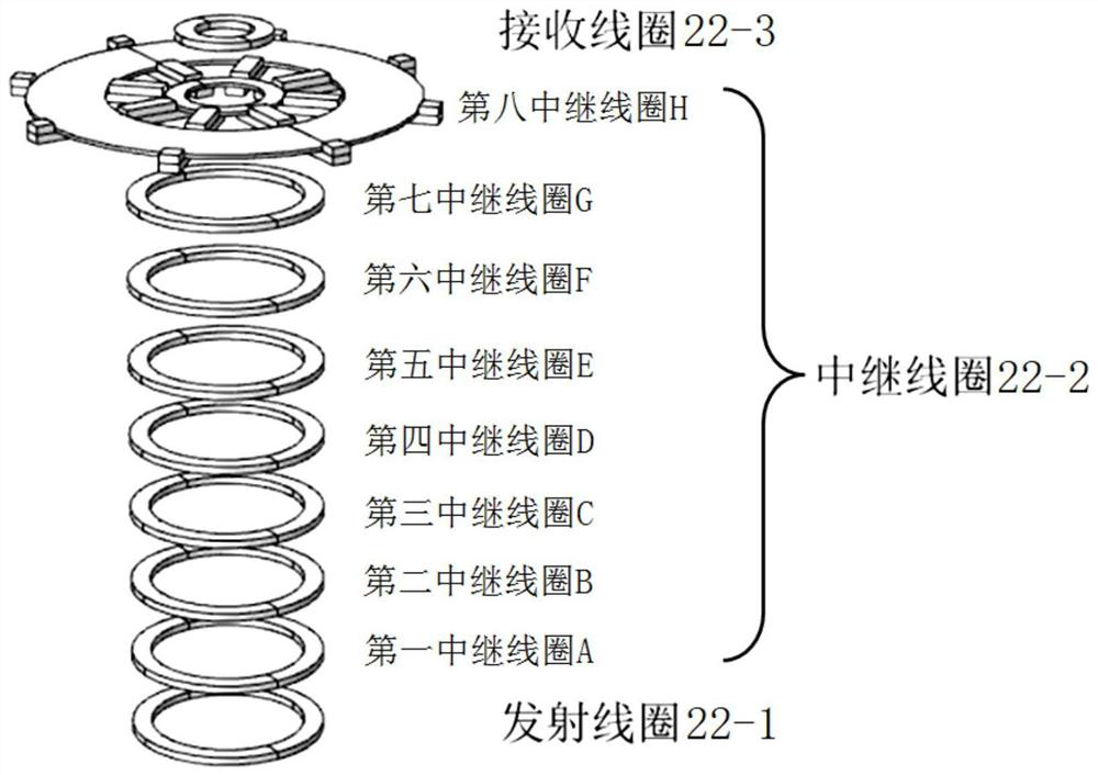 Inspection unmanned aerial vehicle wireless charging system, device and method based on high-voltage line energy taking