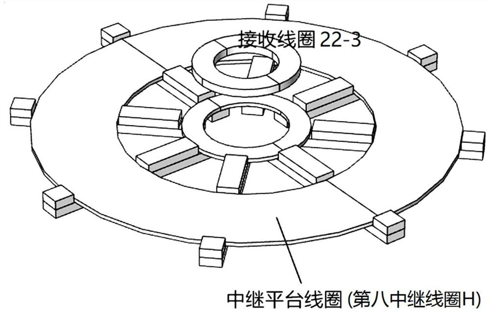 Inspection unmanned aerial vehicle wireless charging system, device and method based on high-voltage line energy taking