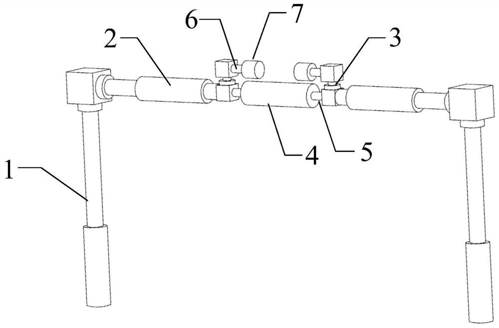 Clamping device for electrical contact of isolating switch