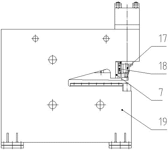 A CNC hydraulic punching machine with a follow-up pressing device