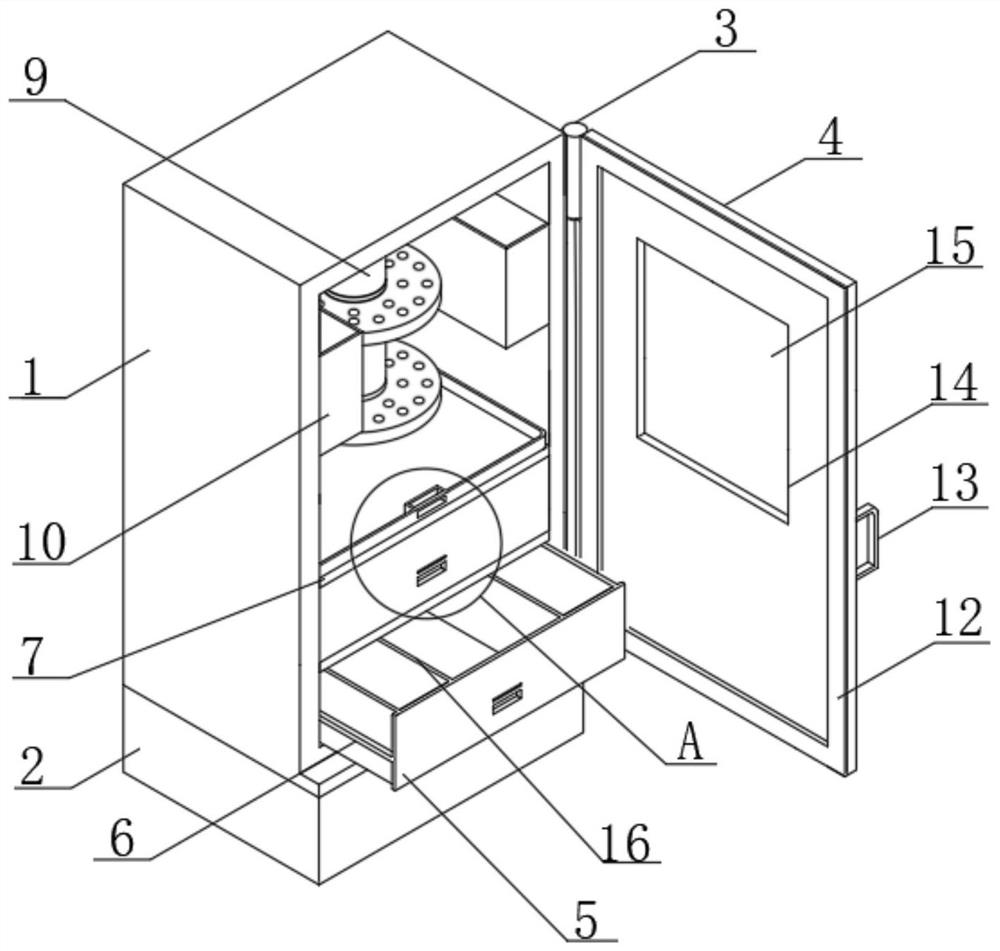 Blood storage device for medical examination