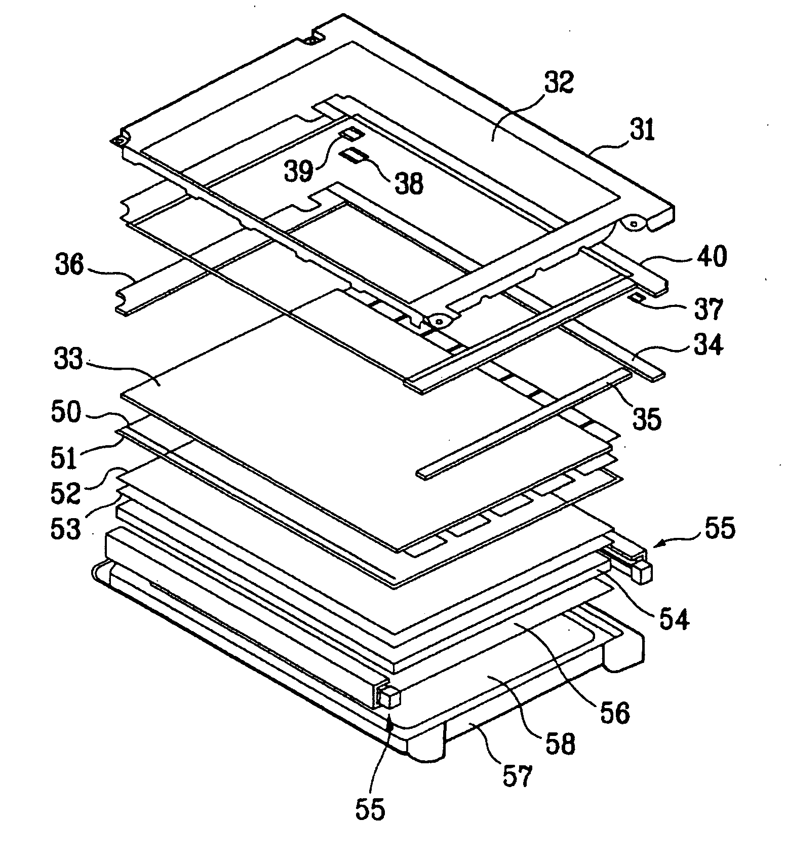 Backlight device for liquid crystal display and method of fabricating the same