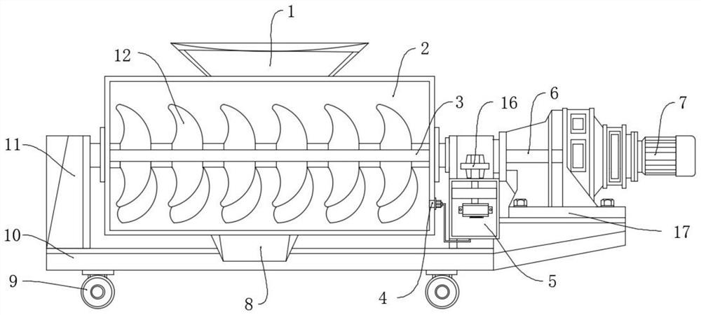 Energy-saving asphalt stirring device for highway construction and using method thereof