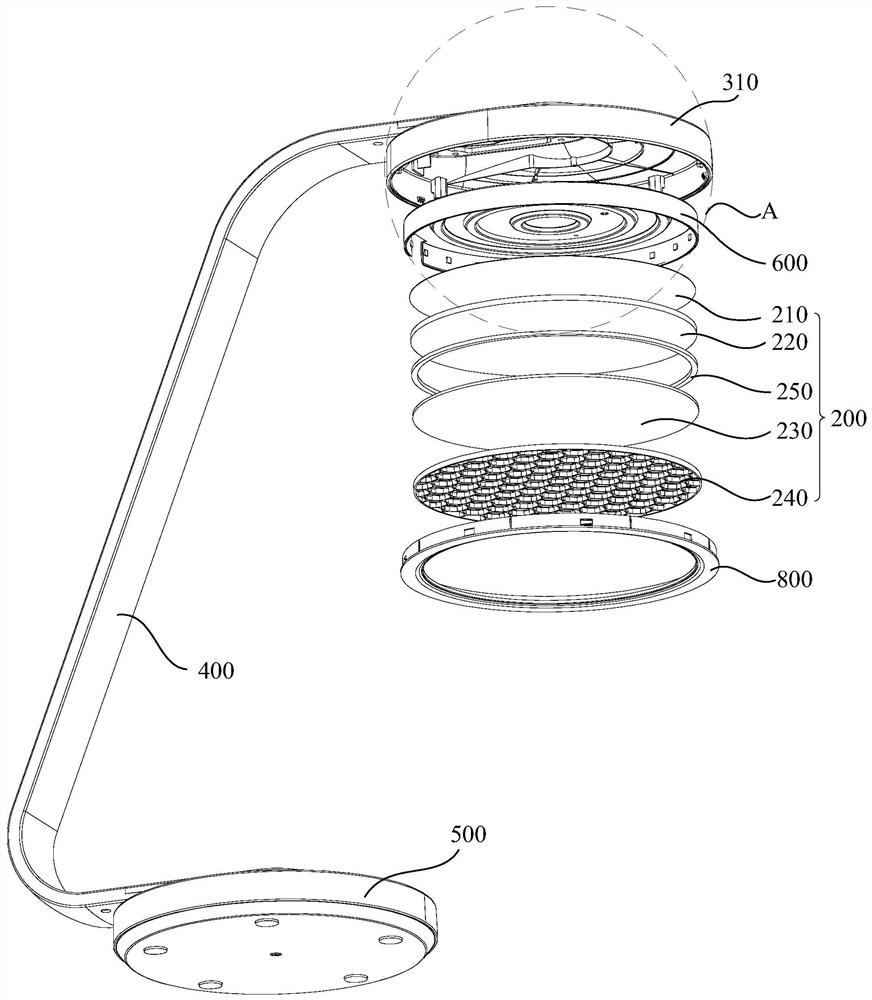 Light source structure and lamp