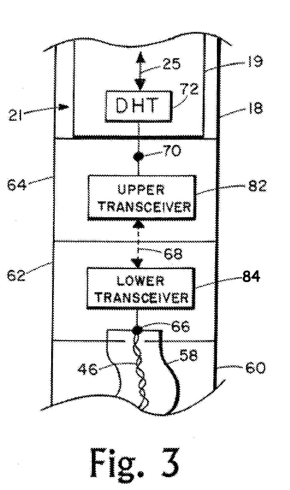 Method and apparatus for transmitting sensor response data and power through a mud motor