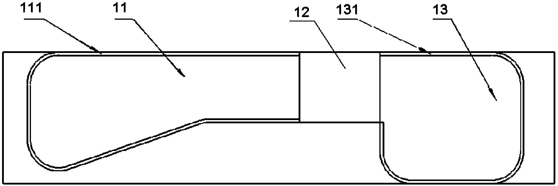 Vehicle-mounted liquid security check channel of bus