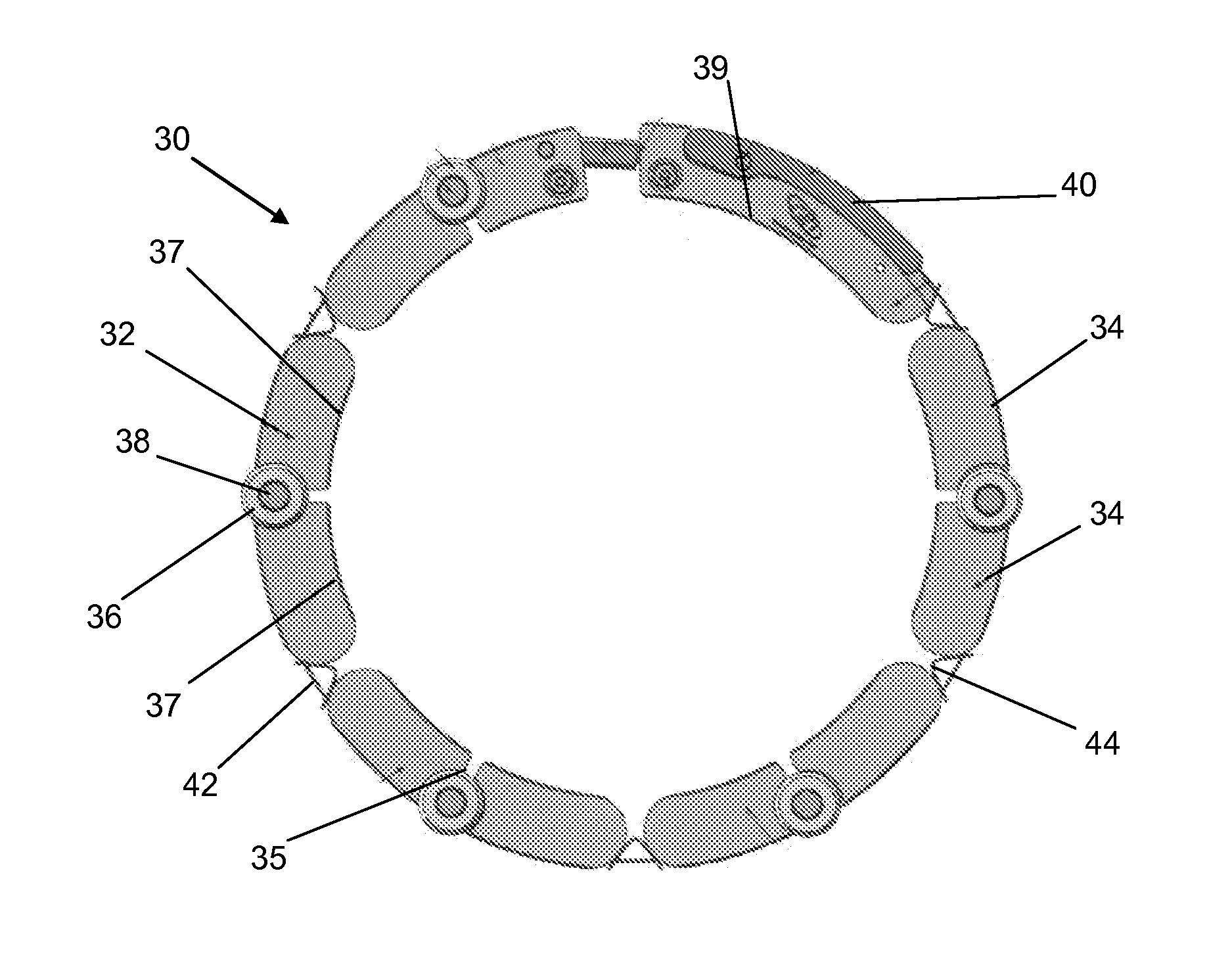 Uniform force flange clamp