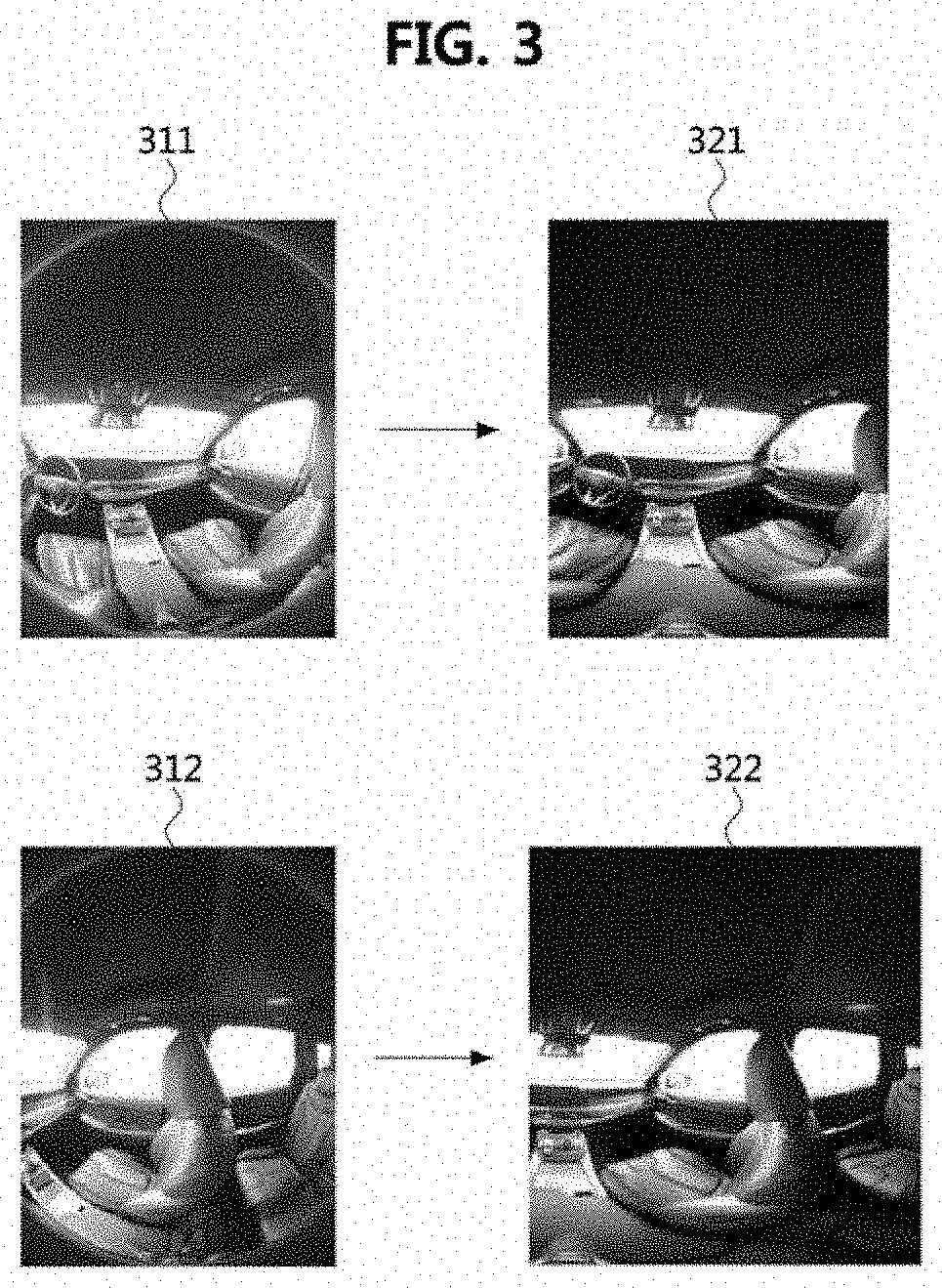 Method and apparatus for generating virtual reality image inside vehicle using image stitching technique