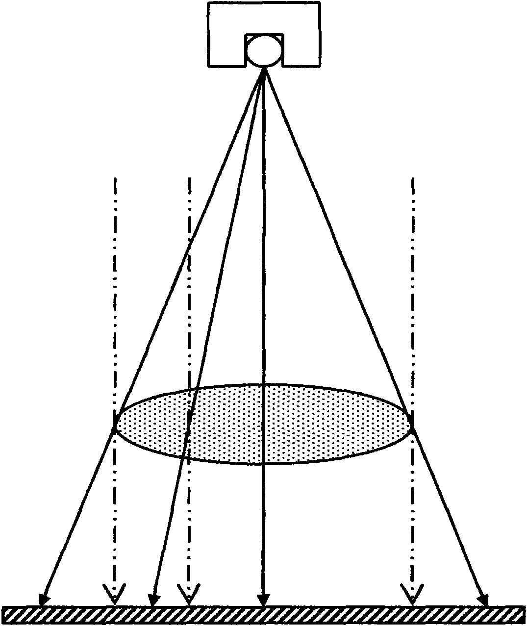 Accurate-positioning image-distortion-free X-ray digital imaging device and imaging method