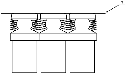 Multi-point swinging head press forming method for panel three-dimensional curved surface forming