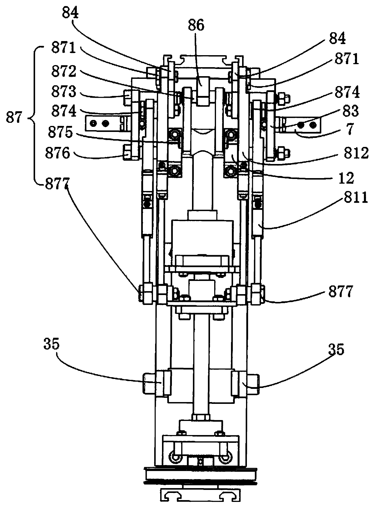 Active and passive hybrid type artificial limb knee joint