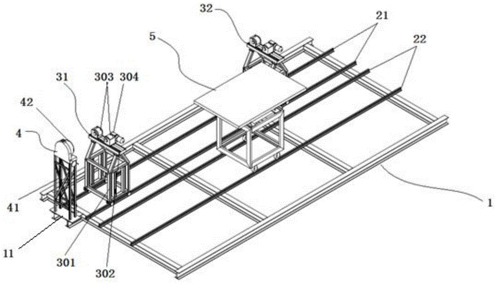 Steel-structure welding working platform