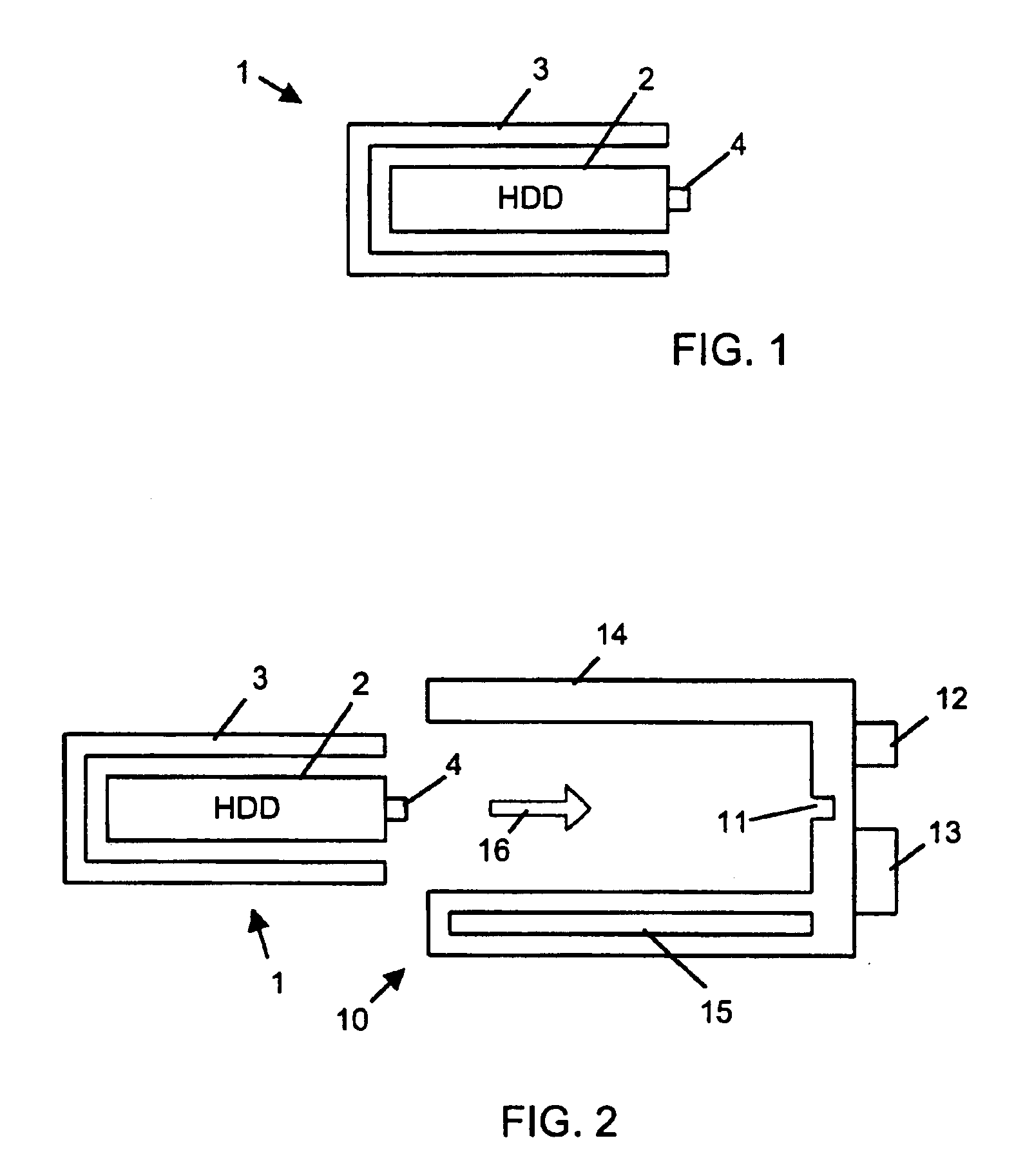 Removable hard drive assembly, computer with a removable hard disk drive, method of initializing and operating a removable hard drive