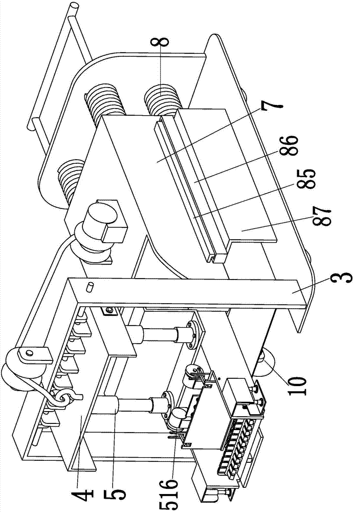 Automatic cleaning and collecting vehicle special for pig house excrement treatment