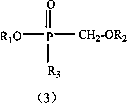 Method for the production of hydroxymethyl alkyl phosphinic acids and its ester thereof