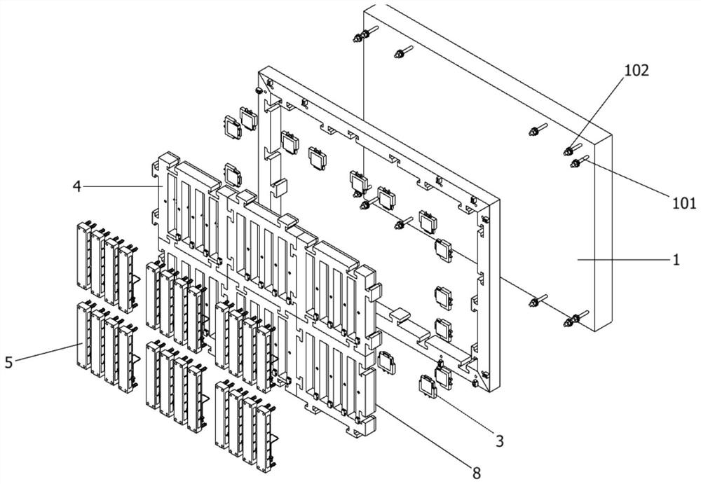 Environment-friendly acoustic panel for tailings