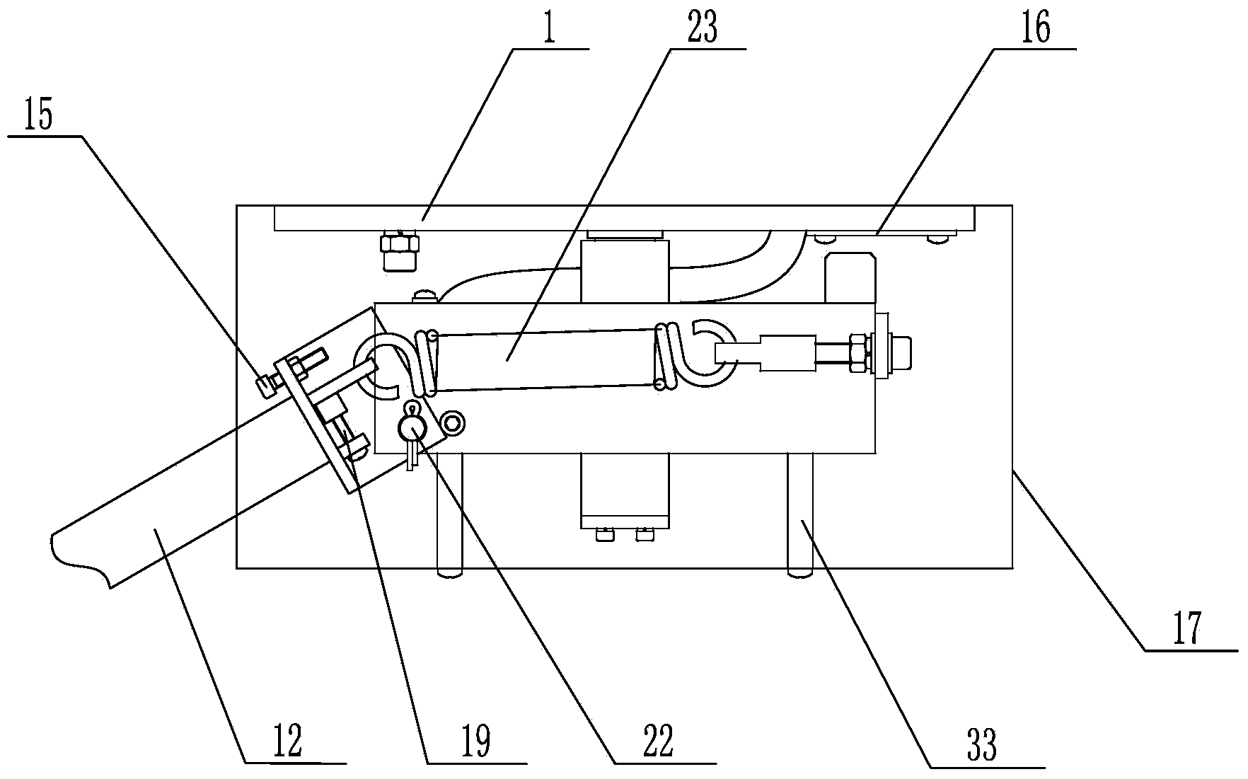 Hand controller hanging system