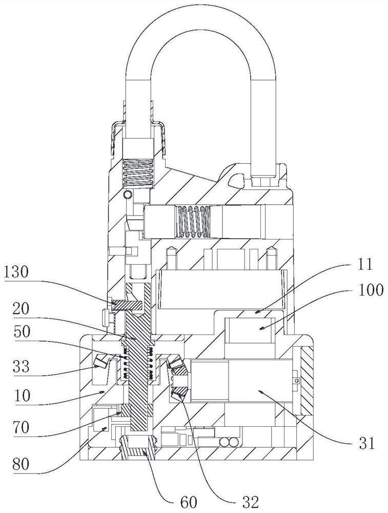 Lock locking device and use method