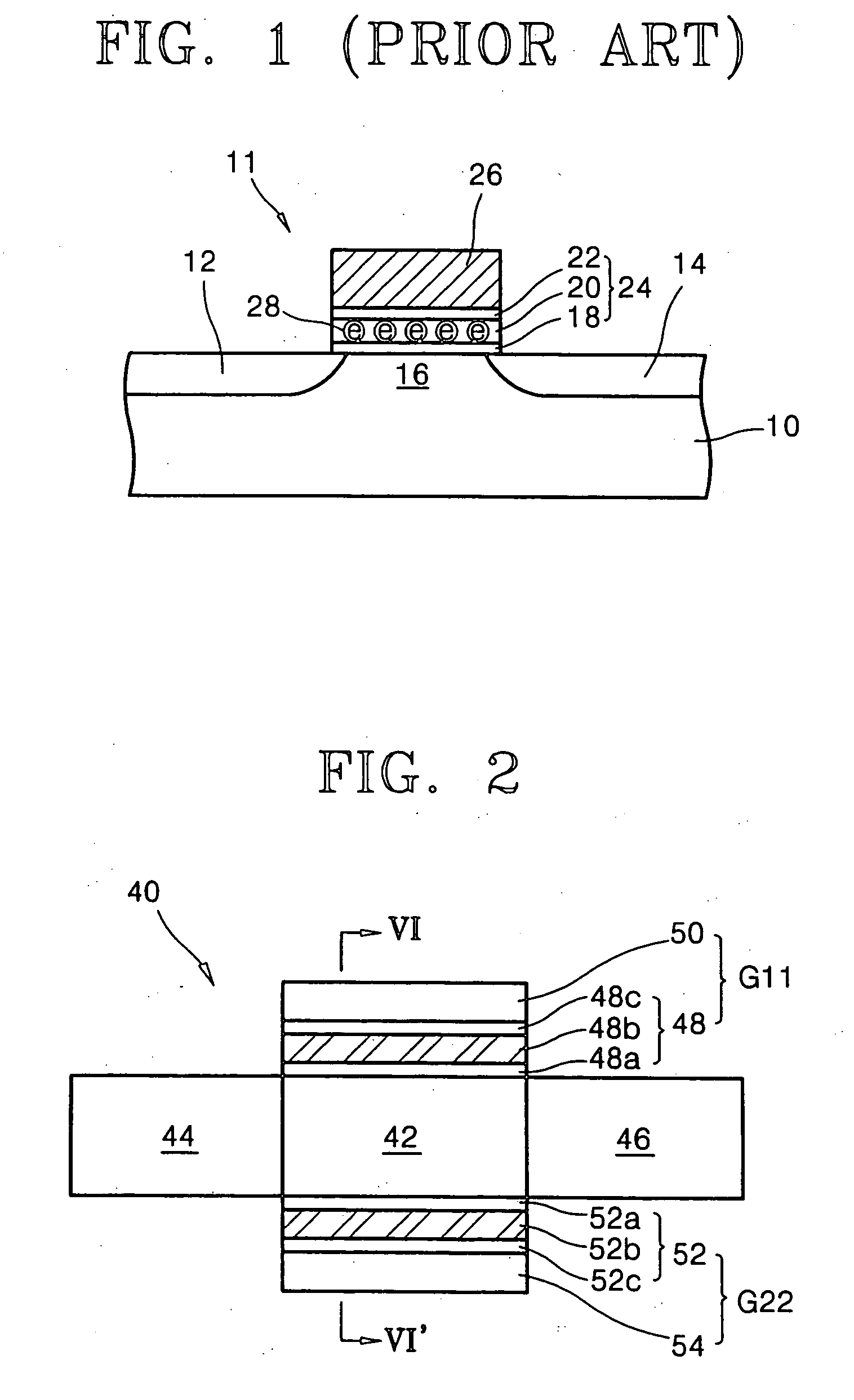 SONOS memory device having side gate stacks and method of manufacturing the same