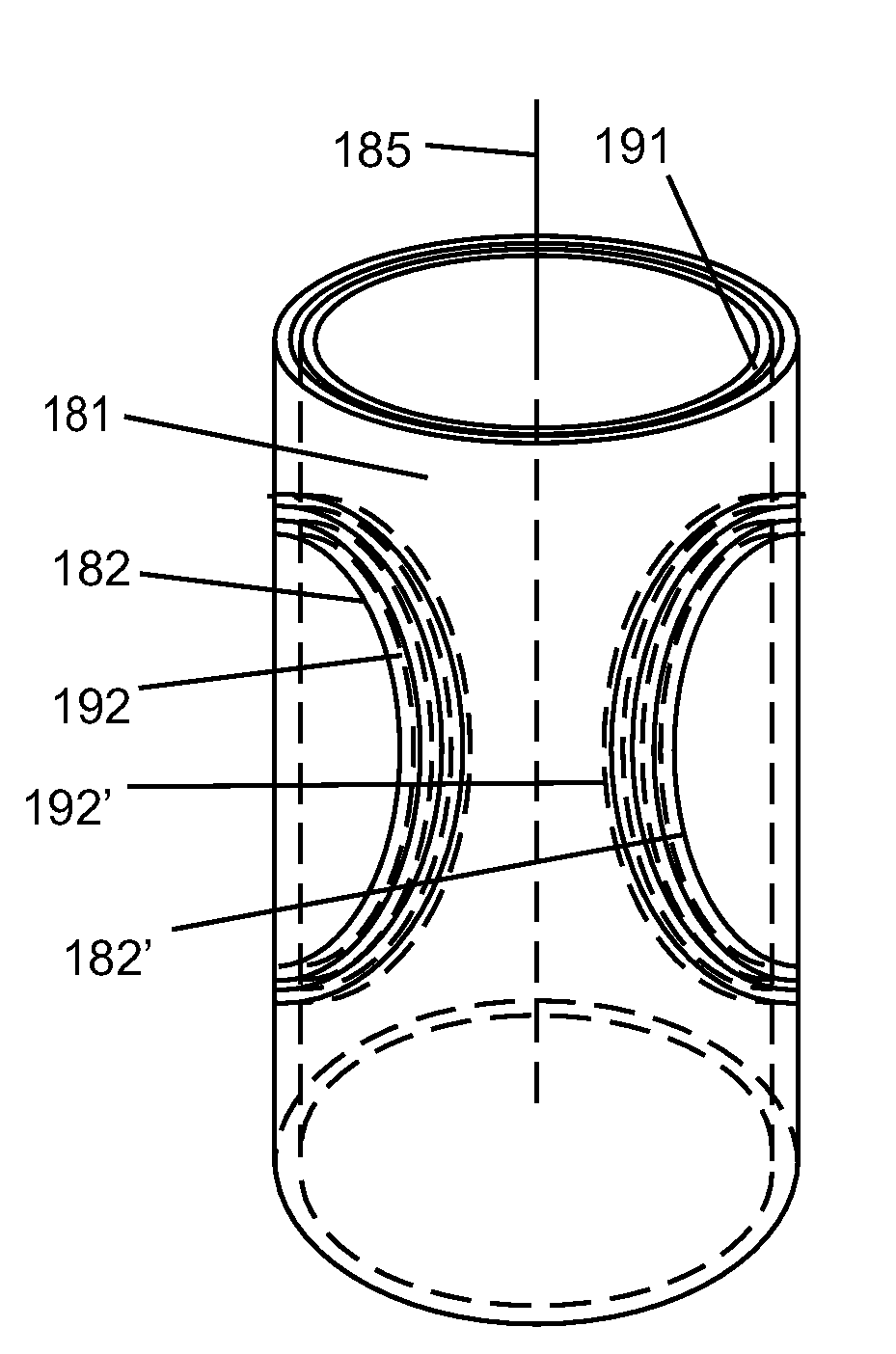 NMR spiral RF probe coil pair with low external electric field