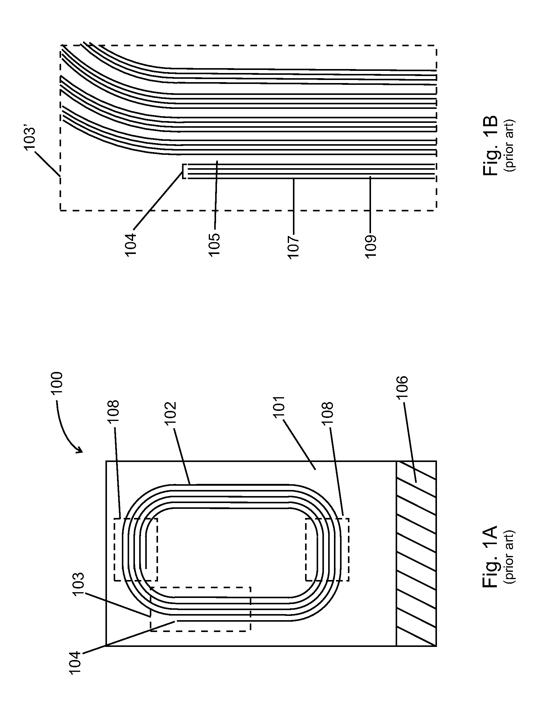 NMR spiral RF probe coil pair with low external electric field