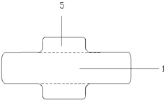 Sanitary pad body made from kapok fiber