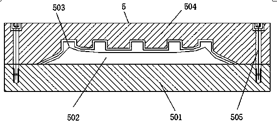 Thickness-adjustable tire face square plate device