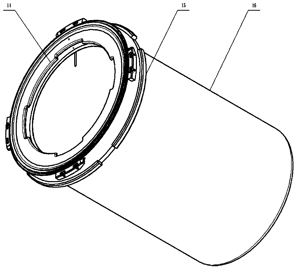 Double-cover sealed transferring device with safety interlocking