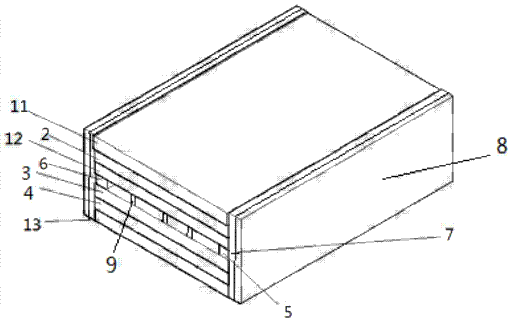 A kind of vacuum glass capable of detecting vacuum performance and temperature and preparation method thereof