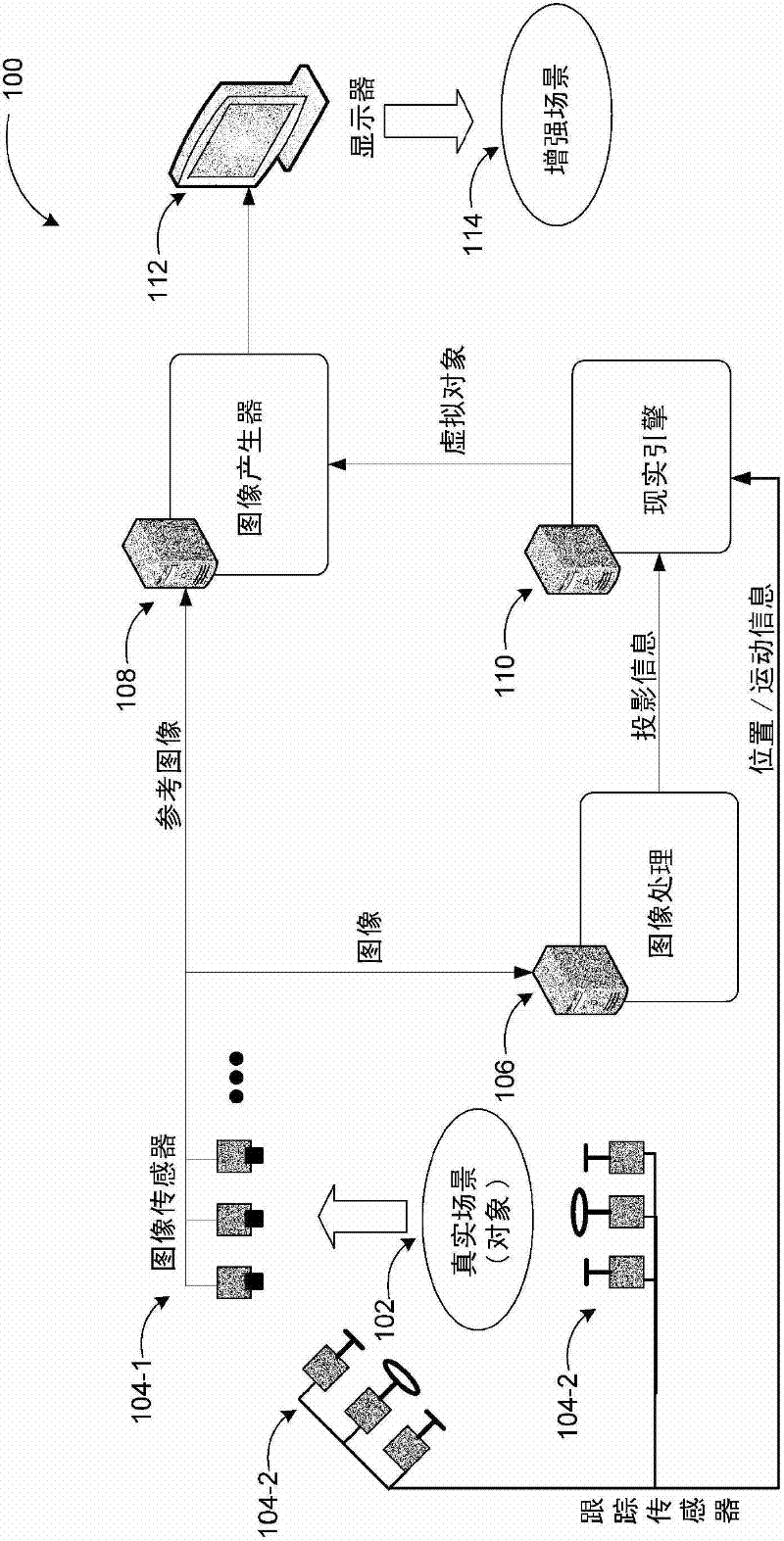 Broadband passive tracking for augmented reality