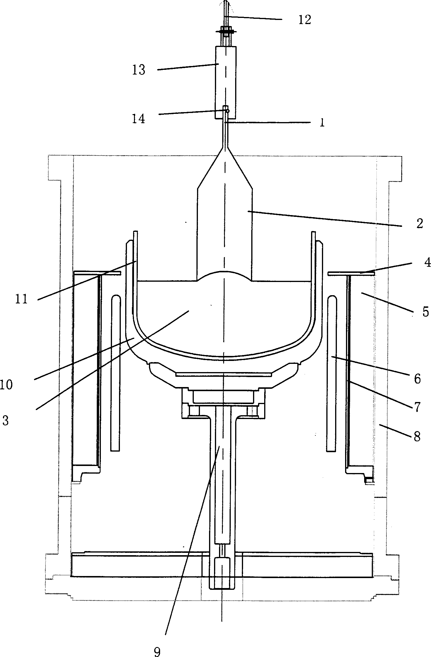 Silicon seed crystal for straight drawing monocrystal growth and its process