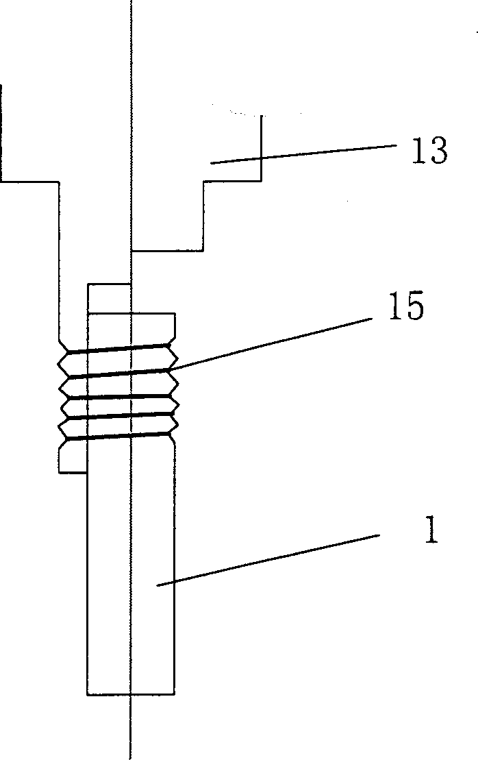 Silicon seed crystal for straight drawing monocrystal growth and its process