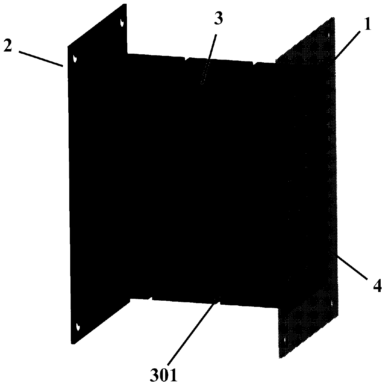 Energy absorption box based on inner core with concave polyhedron negative Poisson's ratio three-dimensional structure