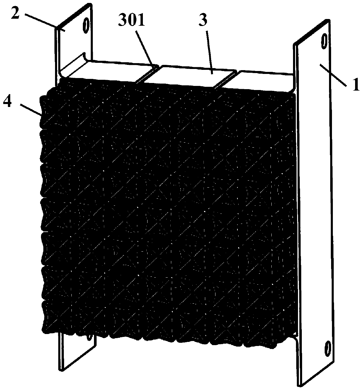 Energy absorption box based on inner core with concave polyhedron negative Poisson's ratio three-dimensional structure