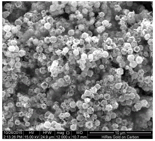 Preparation method of hollow PtPd nanometer material