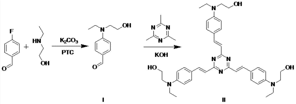 S-triazine derivative, and preparation method and application thereof