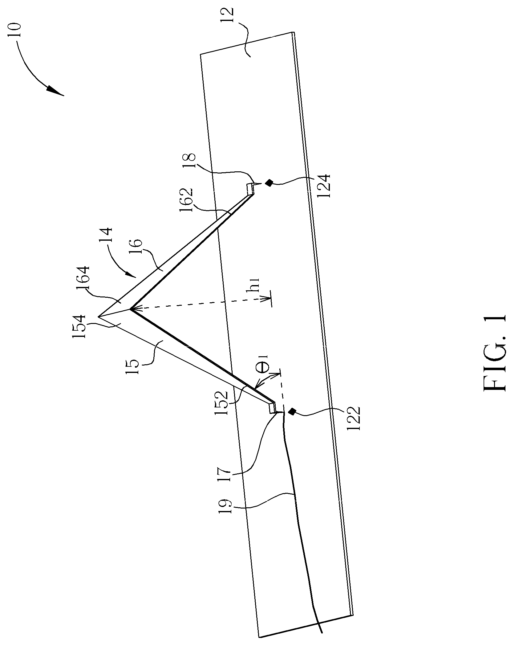 Three-dimensional antenna and related wireless communication device