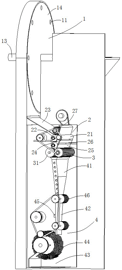 Rubbing-separation type banknote automatic flattening device