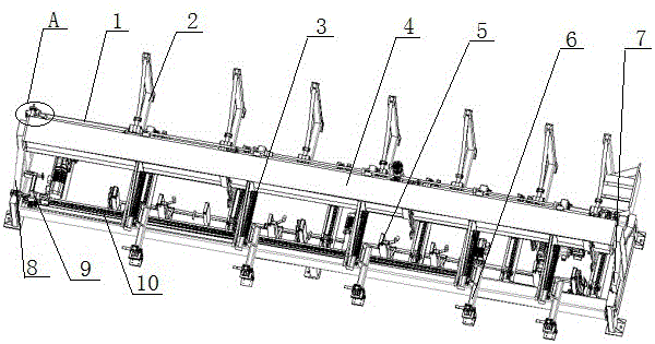 Special-shaped pipe feeding device