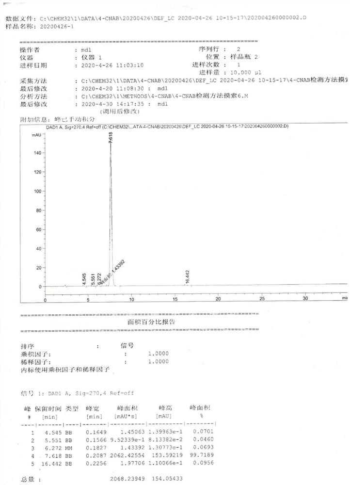 4-CNAB and preparation method thereof