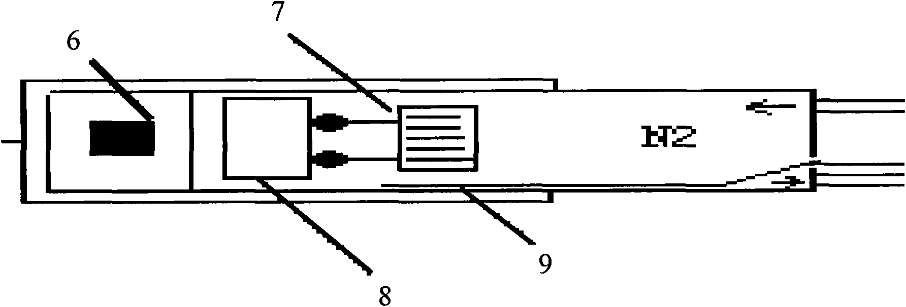 Dry etching method for two-color HgCdTe device and etching device thereof