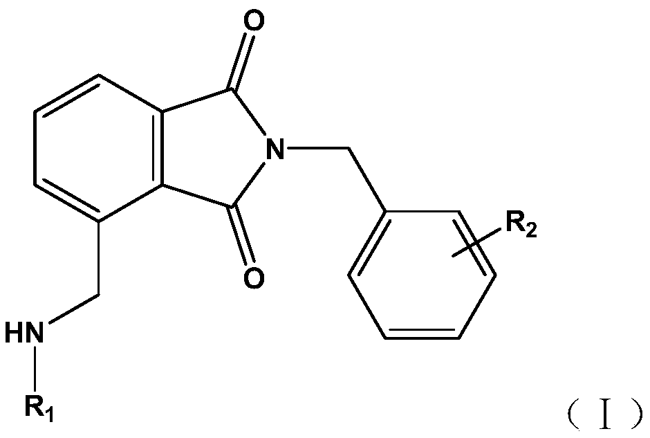 Phthalimide compound used as PDE2/4 dual inhibitor and preparation method thereof