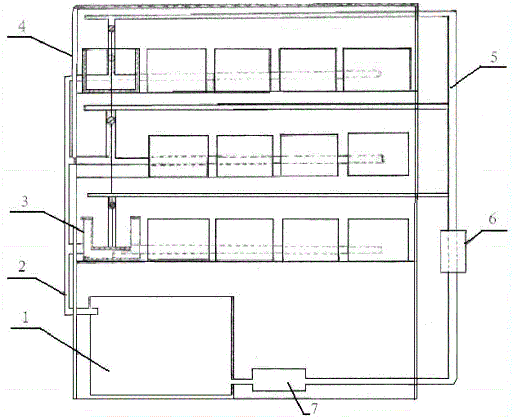 Water-bath constant-temperature type hatching system facility