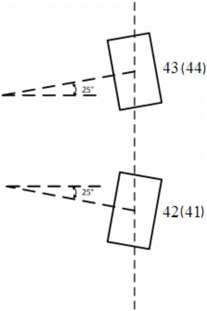 Camera shooting system-based robot on line error compensation device and method