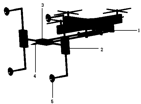 Unmanned aerial vehicle high-altitude fire extinguishing device